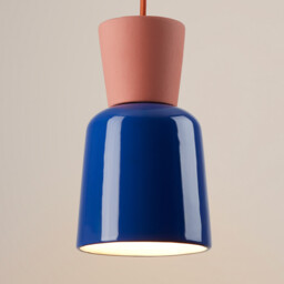 Coloured Ceramic Hanging Lamp Diameter 12 cm Jimna - thumbnail 4