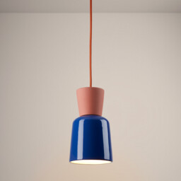 Coloured Ceramic Hanging Lamp Diameter 12 cm Jimna - thumbnail 3