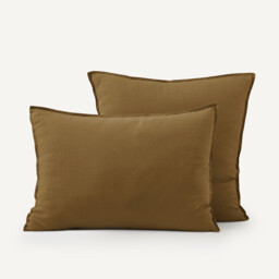 Elina Washed Linen Pillowcase - thumbnail 1