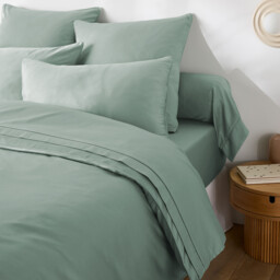 Opale Cotton Satin 350 Thread Count Fitted Sheet, 30cm Flap - thumbnail 2