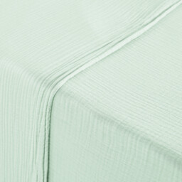 Kumla Plain Cotton Muslin Flat Sheet - thumbnail 3