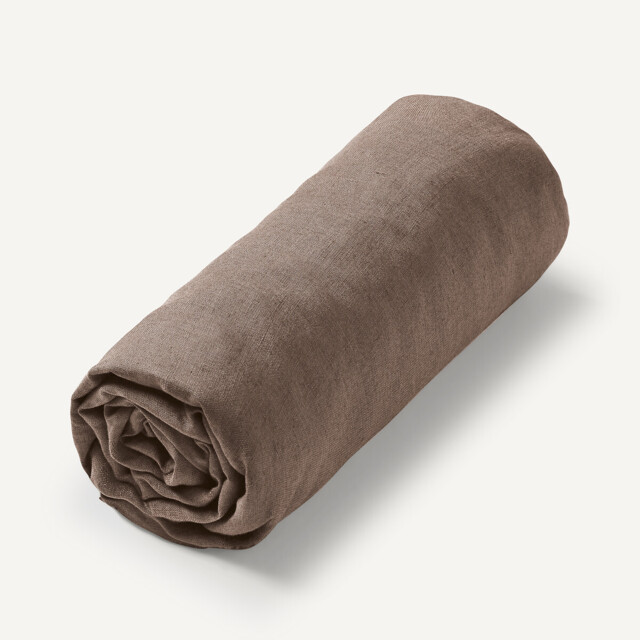 Elina Washed Linen Fitted Sheet For Deep Mattresses (32cm) - image 1
