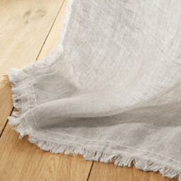Beha Two-Tone Sheer Linen Voile Curtain Panel - thumbnail 3