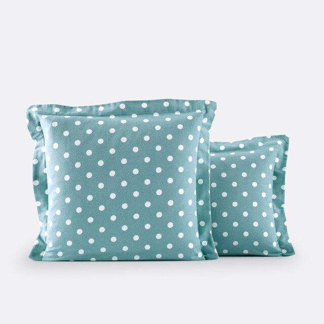Clarisse Polka Dot Brushed Cotton Pillowcase - image 1