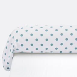 Clarisse Polka Dot Brushed Cotton Pillowcase - thumbnail 4