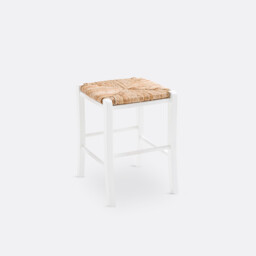 Perrine Solid Beech Farmhouse Stool - thumbnail 1