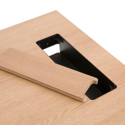Mikube Oak and Veneered Desk Table Top L175 - thumbnail 4
