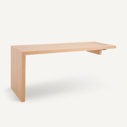 Mikube Oak and Veneered Desk Table Top L175 - thumbnail 1