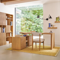 Mikube Oak and Veneered Desk Table Top L175 - thumbnail 2