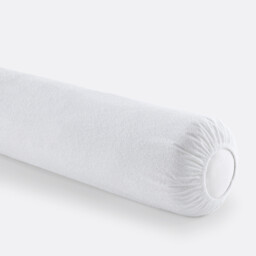 Waterproof Bolster Protector in Towelling with Anti-Mite Treatment - thumbnail 1