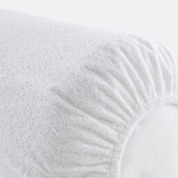 Waterproof Bolster Protector in Towelling with Anti-Mite Treatment - thumbnail 2