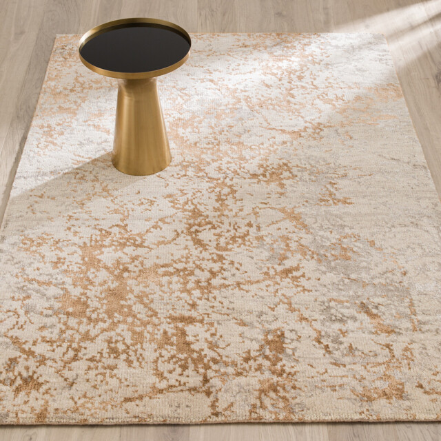 Cryosol Hand-Knotted Wool and Lyocell Rug - image 1