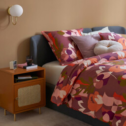Redpop Bedside Table with Rattan Door - thumbnail 2