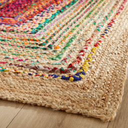 Jaco Jute and Recycled Cotton Rug - thumbnail 3