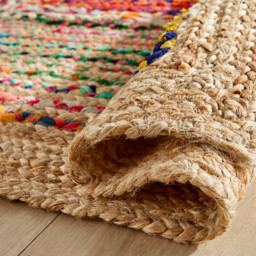Jaco Jute and Recycled Cotton Rug - thumbnail 4