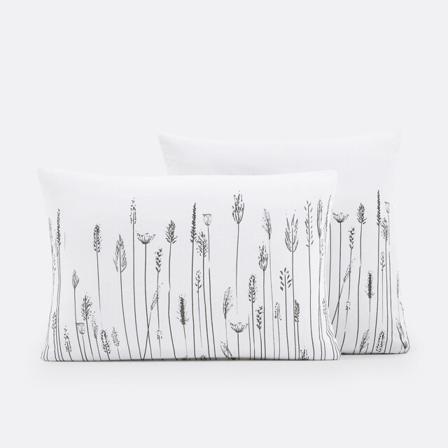 Flore Floral Cotton Pillowcase - image 1