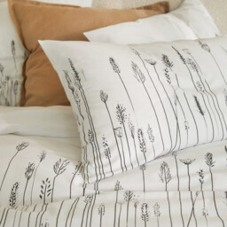 Flore Floral Cotton Pillowcase - thumbnail 3