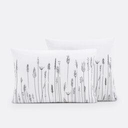 Flore Floral Cotton Pillowcase - thumbnail 1