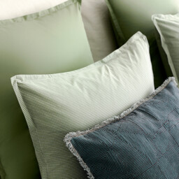 Sorine Linen/Cotton Embroidered Cushion Cover - thumbnail 3