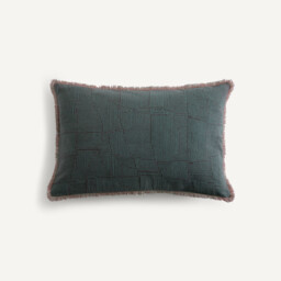 Sorine Linen/Cotton Embroidered Cushion Cover - thumbnail 1