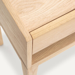 Nizou Bedside Table in Solid Oak and Veneer, Designed By Emmanuel Gallina - thumbnail 4