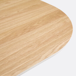 Tamula Oak Veneered 6-8 Seater Dining Table - thumbnail 4