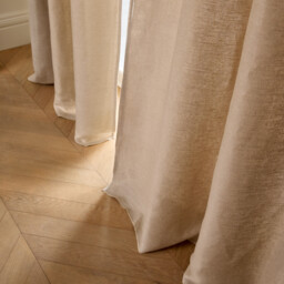 Colin Linen Lined Curtain with Tab Top - thumbnail 2