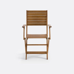 Set of 2 Napli Acacia Garden Armchairs - thumbnail 3