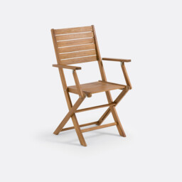 Set of 2 Napli Acacia Garden Armchairs - thumbnail 2