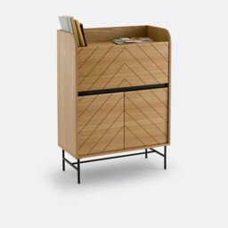 Cameron Ash Veneer Secretary Desk - thumbnail 1