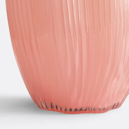 Olma Striated Glass Vase Height 27cm - thumbnail 4