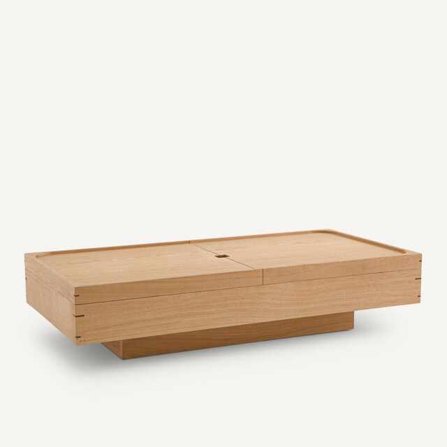 Hibashi Coffee Table in Oak Veneer - image 1
