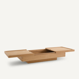 Hibashi Coffee Table in Oak Veneer - thumbnail 4