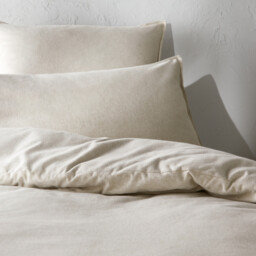Clara Brushed Cotton Chambray Pillowcase - thumbnail 3