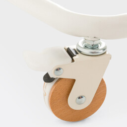 Tania Metal & Rubberwood Rolling Rack - thumbnail 4