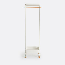 Tania Metal & Rubberwood Rolling Rack - thumbnail 3