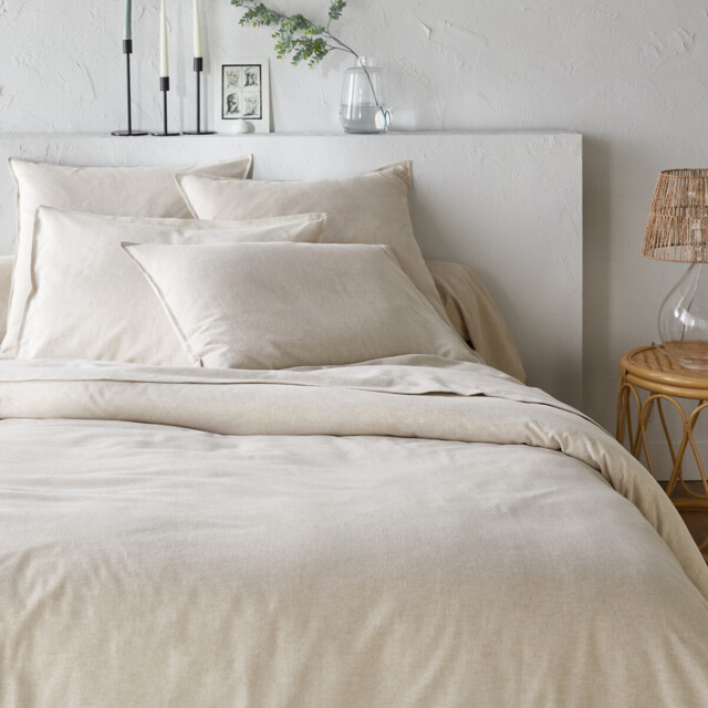 Clara Chambray Cotton Flannel Duvet Cover - image 1