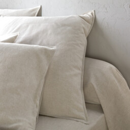 Clara Chambray Cotton Flannel Duvet Cover - thumbnail 3