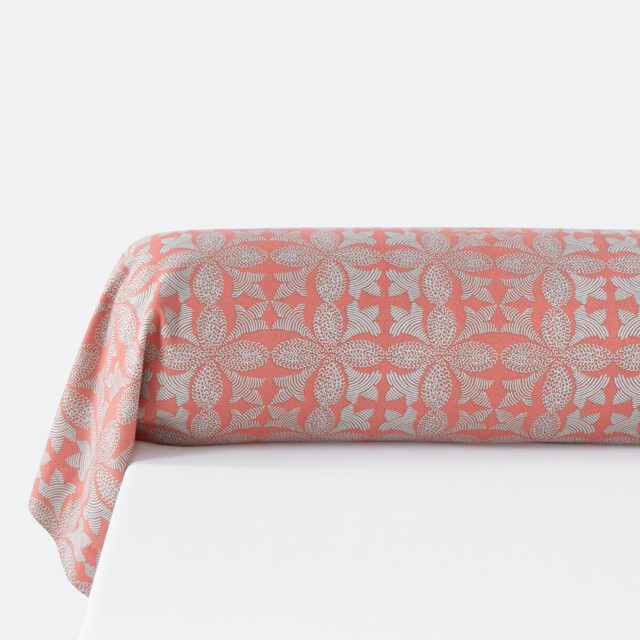 Bergame Floral Brushed Cotton Bolster Pillowcase