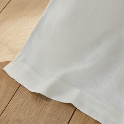 Private Blackout Washed Linen Curtain with Rings - thumbnail 3