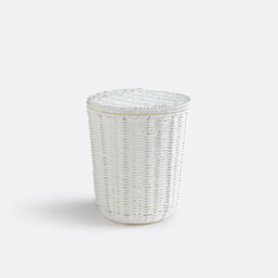Papeli Bathroom Bin in Woven Paper