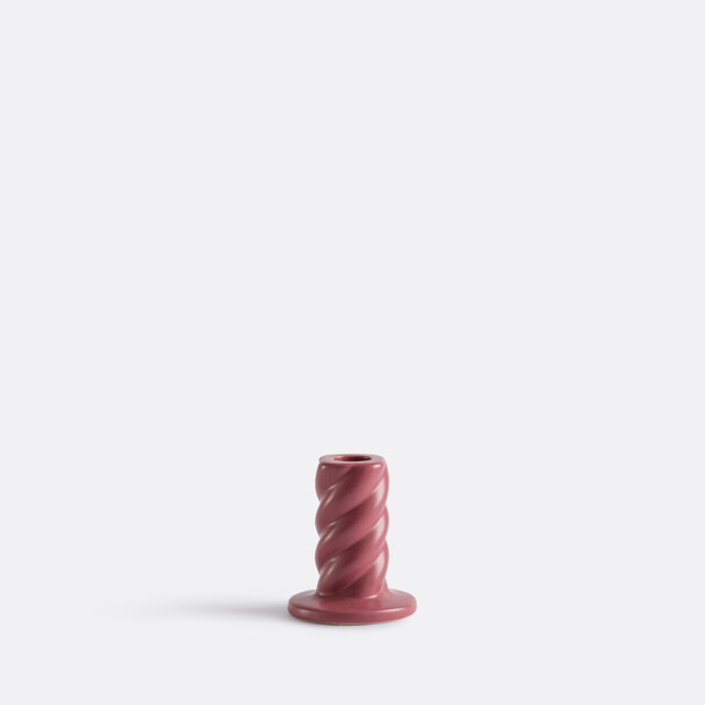 Vavy Twisted Ceramic Candle Holder H9cm - image 1