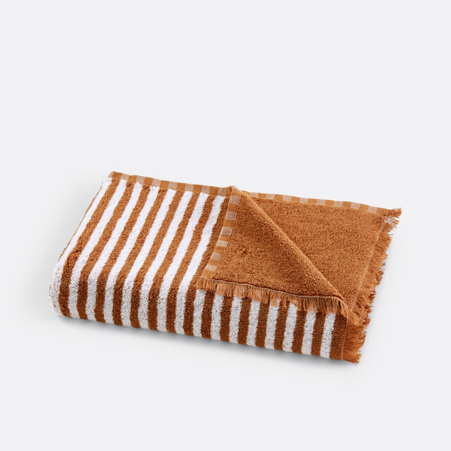 Arzon Striped 500g Terry Bath Towel