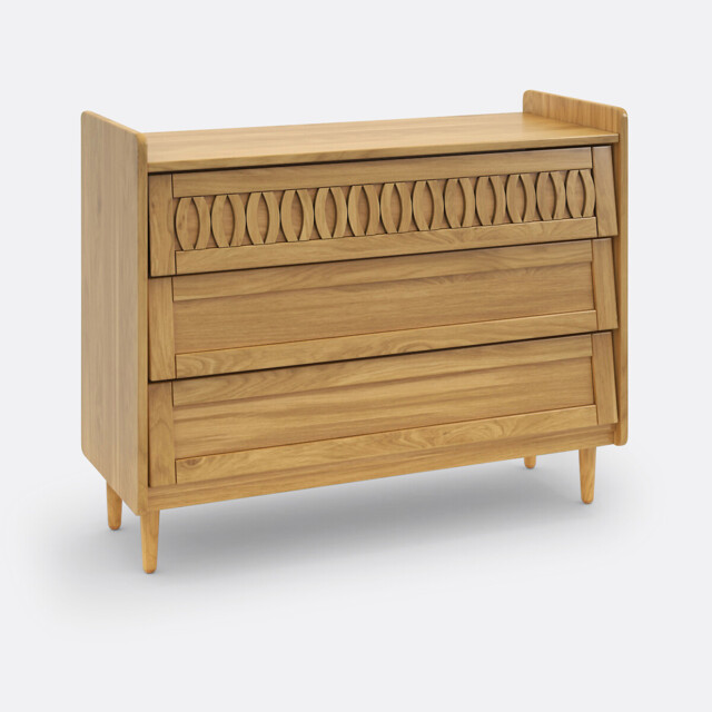 Malaya 3-Drawer Chest of Drawers - image 1