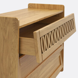 Malaya 3-Drawer Chest of Drawers - thumbnail 3