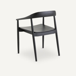 Galb Dining Chair in Oak and Oak Veneer - thumbnail 4