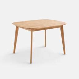 Dalmar Solid Oak 4 Seater Rectangular Dining Table - thumbnail 1