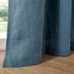 Onega Washed Linen Blackout Curtain with Eyelets - thumbnail 3