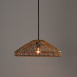 Yaku 50cm Diameter Hemp Ceiling Light - thumbnail 2