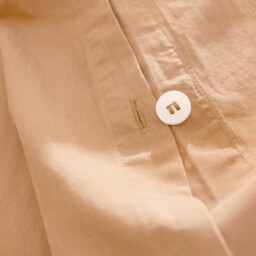 Sabbal Washed Cotton Percale 300 Thread Count Duvet Cover - thumbnail 3